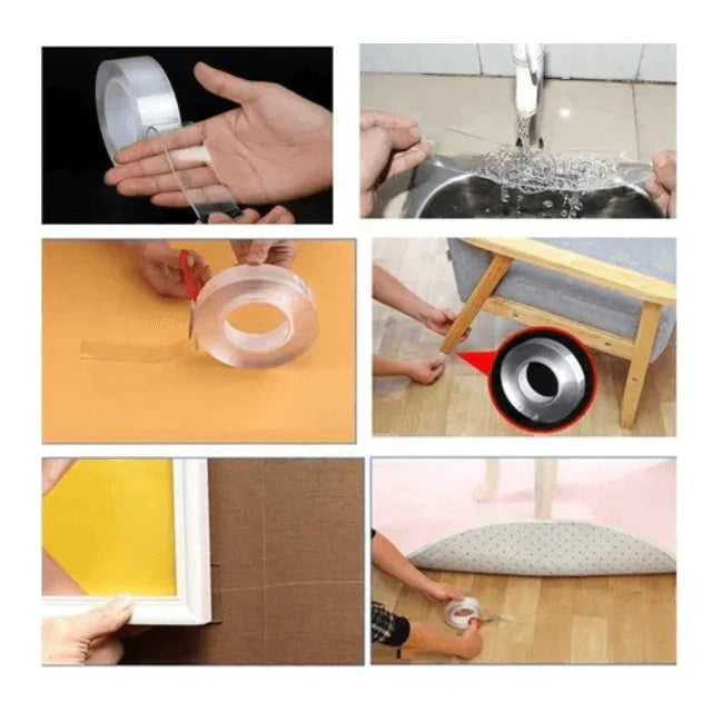 PROMO 3x1 Cinta Doble Faz Lavable Y Reutilizable